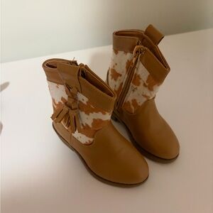 Stylish Tan Kids Boots
